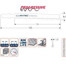 DECOUPEERZAAGBLAD DC630 / T123X (VPE 5)