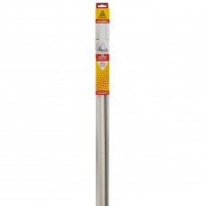 DORPELSTRIP/BORST.SCHR.1.10MX40MMX20MM WIT K.STOF