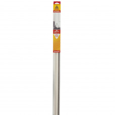 DORPELSTRIP/BORST. ZELFKL. 1.10MX40MMX20MM WIT K.STOF