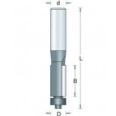 103-6 HM KANTENFREES MET ONDERLAGER , D= 12,7