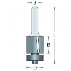 104-6 HM KANTENFREES SCHEREND MET ONDERLAGER , D= 16