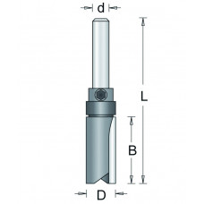 260-8 HM KOPIEERFREES MET BOVENLAGER 8MM , D= 12