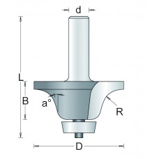 81-8 HM ROMEINSE OGIEFFREES , D= 25,4, R= 4