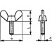 D316 GT ELVZ VLEUGELSCHROEF M8X40