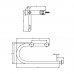 WC-ROLHOUDER MET PIN STOP RVS