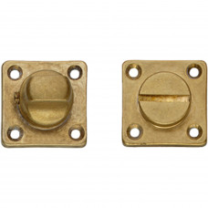 WC-SLUITING 8MM VIERKANT 38X38X5MM MESSING GETROMMELD