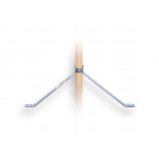 STOKHOUDER SOLIDE 45 CM BREED, 19 CM HOOG VOOR STEEL 28 MM