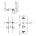 DEURKRUK TON BASIC MET SCHILD RECHTHOEKIG MET RILLEN 235X43MM WC 63/8M