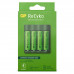 USB BATTERIJLADER GP B421 4 X RECYKO AA 2100 MAH