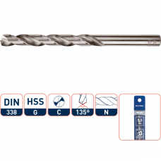 HSS-G SPIRAALBOOR, DIN 338, TYPE N, ø11,5 KVP (VPE 1)