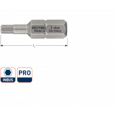 PRO SCHROEFBIT SW 3, L=25, C6.3, BASIC (VPE 2)