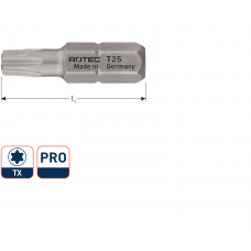 PRO SCHROEFBIT T 10, L=25, C6.3, BASIC (VPE 2)