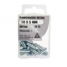 PLANKDRAGERS METAAL METAAL 10X5 MM 24 ST