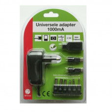 ADAPTER UNIV.1000MA 3-12V 6XCON+USB