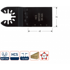 BASIC 14/34 OPTI-LINE INVALZAAGBLAD HOUT 34X40 (VPE 5)