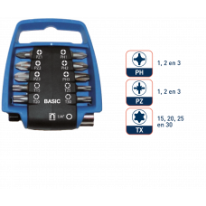 PRO BITCLIP INCL. 'SLIM' BITHOUDER, BITS TX 1X10/2X15/3X20/3