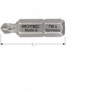 PRO SCHROEFBIT TW 1, L= 25, C6.3, BASIC (VPE 2)