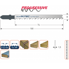 DECOUPEERZAAGBLAD DC240 / T101D (VPE 2)