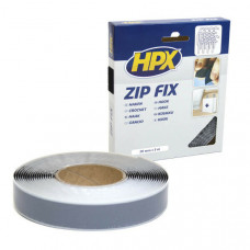 ZIP FIX KLITTENBAND (LUS) - ZWART 20MM X 5M