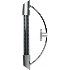 RAAMTHERMOMETER 23CM METALLOOK