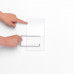 RENEW TOILETROLHOUDER MET KLEP WIT