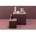 RENEW TOILETROLHOUDER MET KLEP MATT STEEL