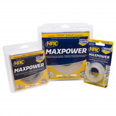 MAX POWER TRANSPARENT BEVESTIGINGSTAPE - 19MM X 2M