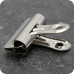 DOCUMENTKLEMMEN MET BULLDOG CLIP, 54 X 44 MM, METAAL, VERNIKKELD