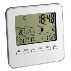 WEERSTATION "QUADRO" ZILVER