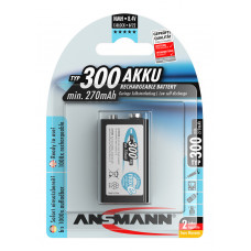 NIMH ACCU NIMH ACCU 9 VOLT E BLOK TYP 300 (MIN. 270 MAH) MAXE 1ER