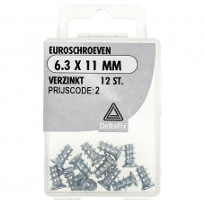 EUROSCHROEF VZ 6.3 X 11 MM 12ST