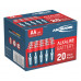 ALKALINE BATTERIJEN BIG FIVE ALKALINE BATTERIJ MIGNON AA / LR6 20PCS.B