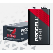 DURACELL PROCELL INTENSE ALKALINE BATTERIJ, 9V-BLOCK/E, 10ST