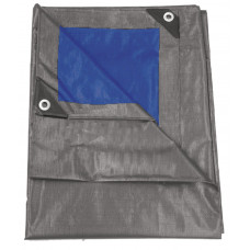 DEKZEIL 210 - 2 X 3 M, GRIJS/BLAUW
