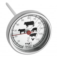 TFA BRAADTHERMOMETER ANALOOG - RVS ( STUK(S) )