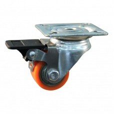 WIEL ZWENK +REM 35MMBOUWHOOGTE=58MM PLAATBEV=60X60MM MAXKG=100