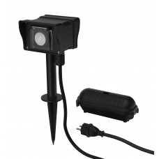 OUTDOOR TIJDSCHAKELAAR MET 2 STOPCONTACTEN AES8. MECHANISCHE 24-UURS TIMER, 2× 230V STOPCONTACTEN MAX. 3680W BELASTBAAR, 1,5M AANSLUITKABEL, IP44 AANSLUITDOOS MET TREKONTLASTING AES8