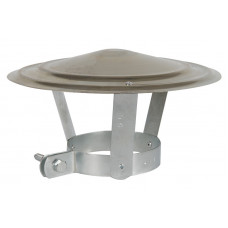 REGENKAP GEGALVANISEERD STAAL Ø105-111MM