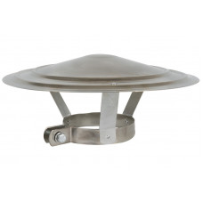 REGENKAP GEGALVANISEERD STAAL Ø110-120MM