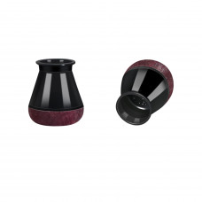 STOELPOOTDOP MET VILT FELINE ROND 21 TOT 30 MM ZWART 8 ST