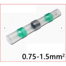 KRIMPKOUS MET SOLDEER CONNECTOR GROEN 0.75-1.5MM2 AFDICHTING