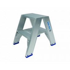 DUBBELE TRAPLADDER / 2 X 2 TREDEN