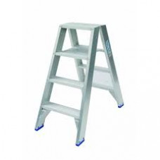 DUBBELE TRAPLADDER / 2 X 4 TREDEN