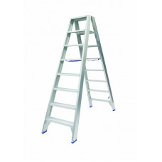 DUBBELE TRAPLADDER / 2 X 8 TREDEN