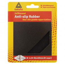 ANTI-SLIPRUBBER ZWART 90X100MM 1 VEL