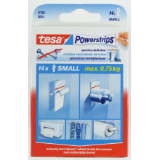 TESA POWERSTRIPS SMALL 14X 14 0 WIT