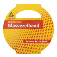 GLASVEZELREPARATIETAPE WIT 15 M 50 MM