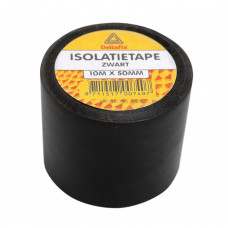 ISOLATIEBAND ZELFKLEVEND MET BARCODE ZWART 10 M X 50 MM X 0.13