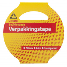 VERPAKKINGSTAPE IN HULS TRANSP 66 M 50 MM