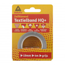 WATERVAST TEXTIELBAND ROOD 4 M 19 MM